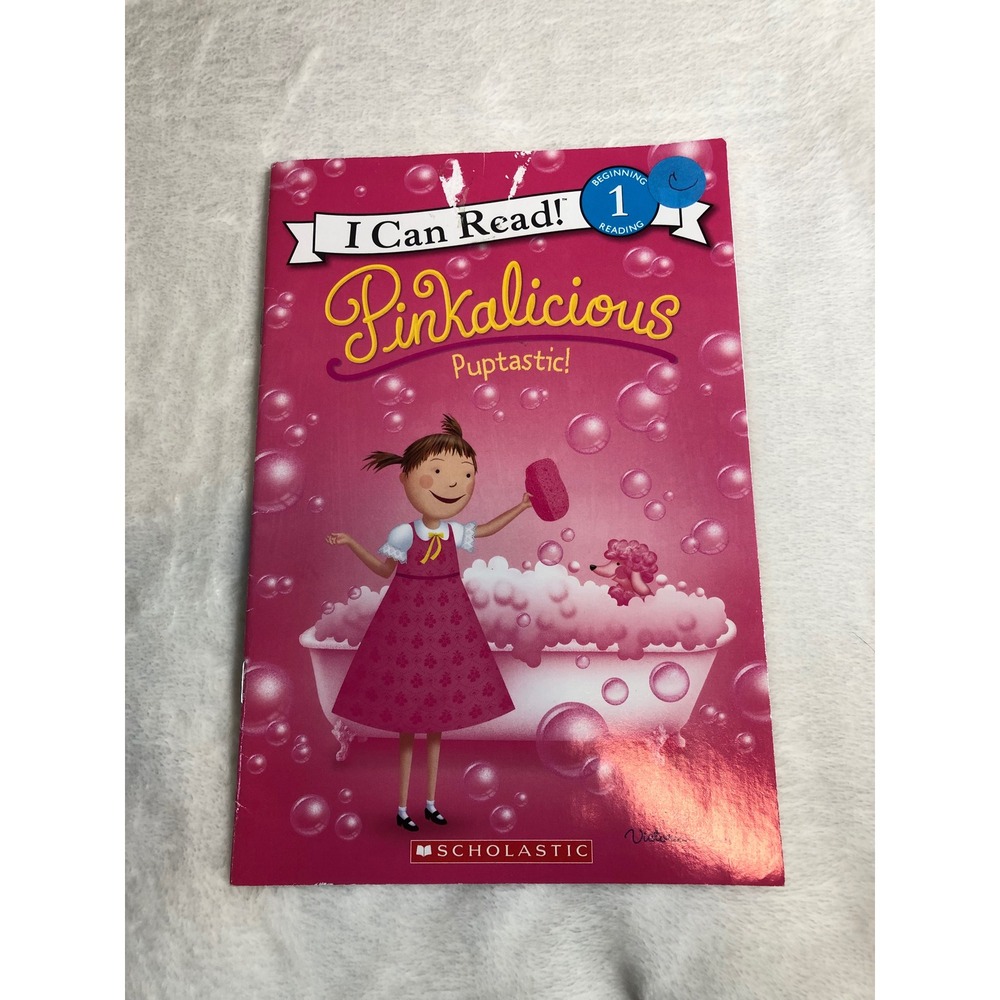 Pinkalicious Puptastic! I Can Read! Book Kids Pink Victoria Kann